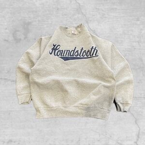 Vintage Houndstooth Arkansas Brand Thick Cotton Sweatshirt